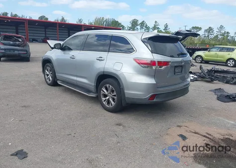 2014 Toyota Highlander Xle V6 z USA, uszkodzony, nr VIN 5TDKKRFH8ES023910